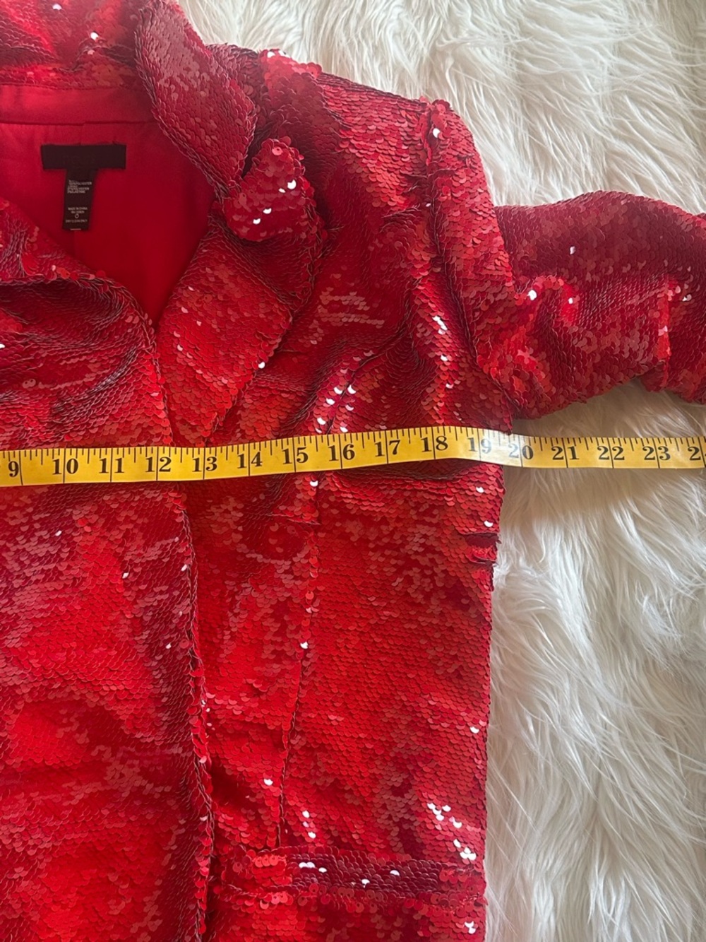 h:ours Trixy Show Stopping!  Sequin Blazer Dress in Red Gaga from REVOLVE. SZ S - Picture 7 of 10